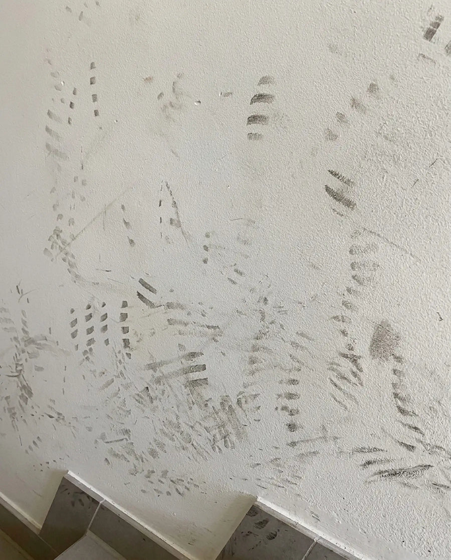 Keep tire marks off your walls.